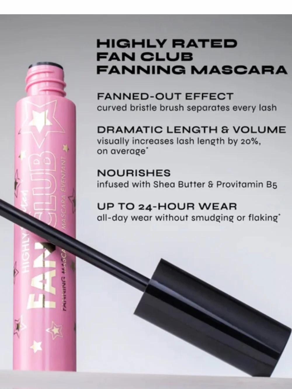 🖤✨ MILANI HIGHLY RATED FAN CLUB FANNING MASCARA ✨🖤Factory Sealed